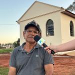 Aguinaldo Bento, vice-coordenador da comunidade do Ba&uacute;