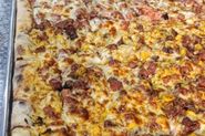 Pizza de metro para consumo no local