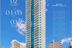 Apartamento &agrave; venda - 182m&sup2; - Meia Praia