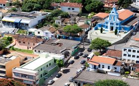 Vista &aacute;rea da Igreja Matriz