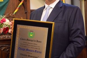 Prof. Dr. Thiago Munaro Garcia &eacute; o mais novo &ldquo;Cidad&atilde;o Bauruense&rdquo; 