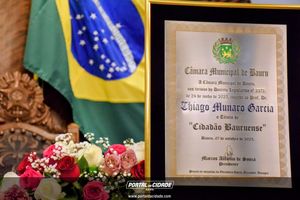 Prof. Dr. Thiago Munaro Garcia &eacute; o mais novo &ldquo;Cidad&atilde;o Bauruense&rdquo; 