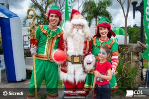 Chegada do Papai Noel CDL Brumadinho