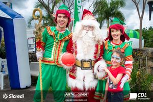 Chegada do Papai Noel CDL Brumadinho
