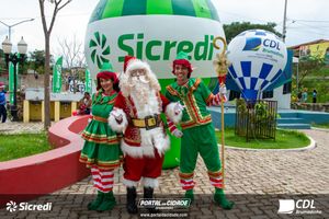 Chegada do Papai Noel CDL Brumadinho