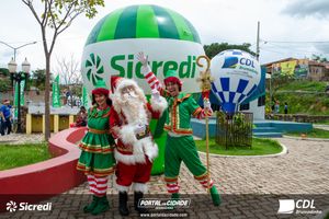 Chegada do Papai Noel CDL Brumadinho