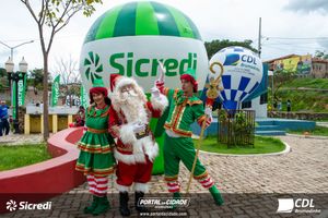Chegada do Papai Noel CDL Brumadinho