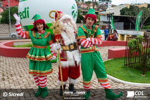 Chegada do Papai Noel CDL Brumadinho