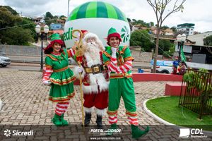 Chegada do Papai Noel CDL Brumadinho