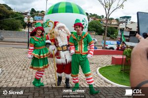 Chegada do Papai Noel CDL Brumadinho