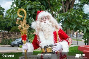 Chegada do Papai Noel CDL Brumadinho