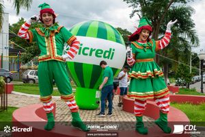 Chegada do Papai Noel CDL Brumadinho