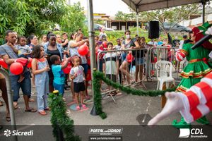 Chegada do Papai Noel CDL Brumadinho