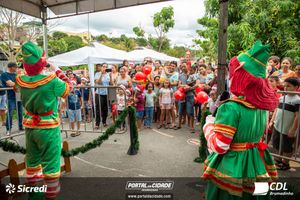 Chegada do Papai Noel CDL Brumadinho