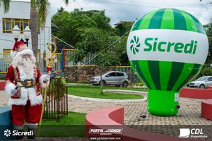 Chegada do Papai Noel CDL Brumadinho
