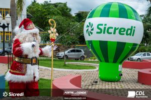 Chegada do Papai Noel CDL Brumadinho