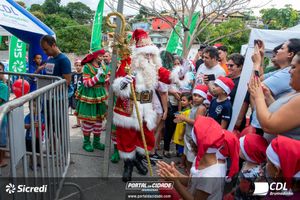 Chegada do Papai Noel CDL Brumadinho