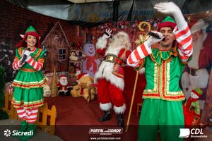 Chegada do Papai Noel CDL Brumadinho
