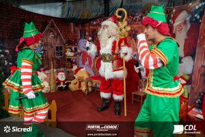 Chegada do Papai Noel CDL Brumadinho