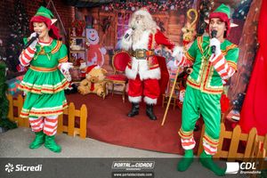Chegada do Papai Noel CDL Brumadinho