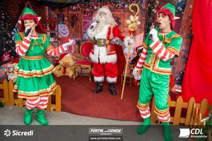 Chegada do Papai Noel CDL Brumadinho