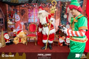 Chegada do Papai Noel CDL Brumadinho