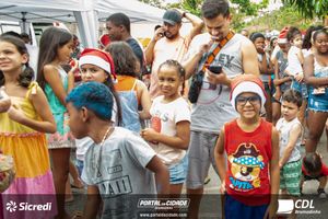 Chegada do Papai Noel CDL Brumadinho