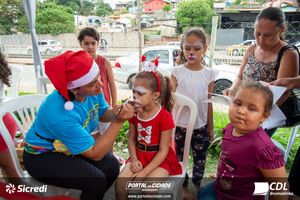 Chegada do Papai Noel CDL Brumadinho