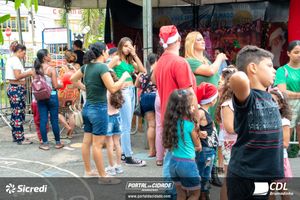 Chegada do Papai Noel CDL Brumadinho