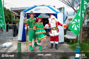 Chegada do Papai Noel CDL Brumadinho