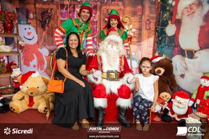 Fotos com Papai Noel da CDL
