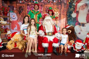 Fotos com Papai Noel da CDL