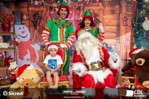 Fotos com Papai Noel da CDL