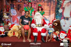 Fotos com Papai Noel da CDL