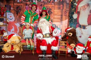 Fotos com Papai Noel da CDL
