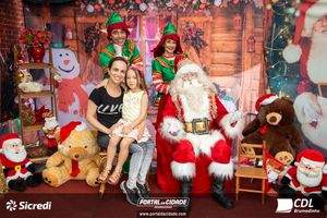 Fotos com Papai Noel da CDL