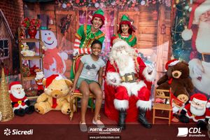 Fotos com Papai Noel da CDL