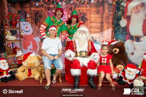 Fotos com Papai Noel da CDL