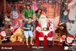 Fotos com Papai Noel da CDL