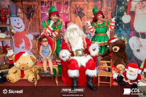 Fotos com Papai Noel da CDL