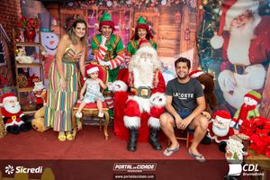 Fotos com Papai Noel da CDL