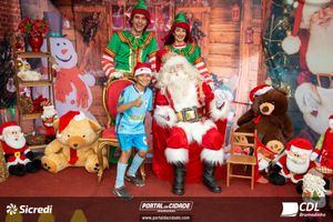 Fotos com Papai Noel da CDL