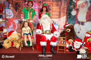 Fotos com Papai Noel da CDL