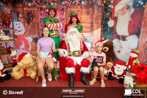Fotos com Papai Noel da CDL