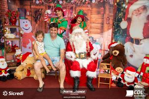 Fotos com Papai Noel da CDL