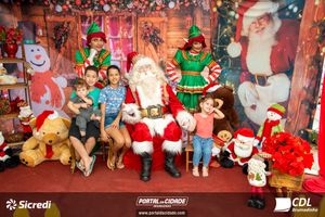Fotos com Papai Noel da CDL