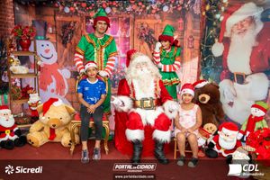 Fotos com Papai Noel da CDL