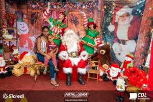 Fotos com Papai Noel da CDL