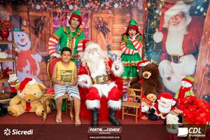 Fotos com Papai Noel da CDL