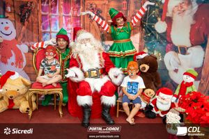 Fotos com Papai Noel da CDL